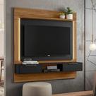 Painel de Tv 58" com Led Freijo/Preto Painel de Tv 58" com Led Freijo/Preto