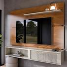 Painel De Tv Até 75 Polegadas Home Suspenso Dom Para Sala E Quarto Möbler Painel De Tv Até 75 Polegadas Home Suspenso Dom Para Sala E Quarto Möbler