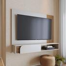Painel de Tv Canada Off White Matte Freijo