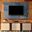 Painel de TV em Placamodular 50x50cm