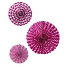 Painel Decorativo Com Fioratas De Papel 3 Rosetas