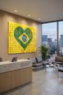 Painel decorativo Copa do Mundo Brasil Painel decorativo Copa do Mundo Brasil