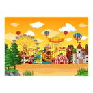 Painel Decorativo de Festa Infantil Parque de Diversões - Talim