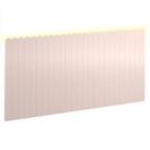 Painel Decorativo Farm 225x109x37 cm Rose com Led - Matic