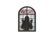 Painel decorativo halloween janela assombrada
