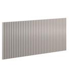 Painel Decorativo Ripado 230x109x49 Cm Cinza - Matic