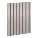 Painel Decorativo Ripado 93x109x49 cm Cinza - Matic