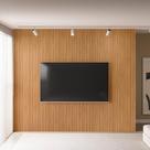 Painel Decorativo Ripado para Parede Mahalo 300x250 MDP Nature G77 - Gran Belo Painel Decorativo Ripado para Parede Mahalo 300x250 MDP Nature G77 - Gran Belo