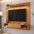 Painel Denver para TV até 65 Polegadas com LED Embutido Portas em MDF e Pistão a Gás