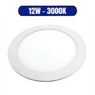 Painel Embutir 12W Redondo 3000K - ENT