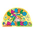 Painel Enfeite Decoração Escolar Cabelo Maluco 52x32cm EVA
