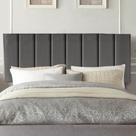 Painel Estofada Líbia 160CM Queen material sintético Cinza - D A DECOR Painel Estofada Líbia 160CM Queen material sintético Cinza - D A DECOR