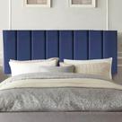 Painel Estofada Líbia 90CM Solteiro Suede Azul Marinho - D A DECOR Painel Estofada Líbia 90CM Solteiro Suede Azul Marinho - D A DECOR