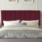 Painel Estofada Líbia 90CM Solteiro Suede Bordo - D A DECOR Painel Estofada Líbia 90CM Solteiro Suede Bordo - D A DECOR