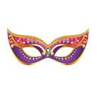 Painel Eva Enfeite Decorativo Carnaval Folia 54 Cm Mascara Colorida