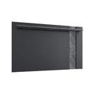 Painel Extensível Brusque para TV 70 Polegadas com Prateleira Preto Fosco/ Grigio - Bela Móveis