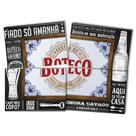 Painel Festa Boteco 4 Lâminas Decoração de Parede