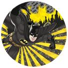Painel Festa Decoração Redondo Sublimado Batman 1,50X1,50-IMPAKTO VISUAL