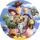 Painel Festa Decoração Redondo Sublimado Toy Story 4 1,50X1,50