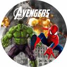 Painel Festa Redondo Hulk e Homem Aranha, Marvel 3d Sublimado 1,50 Diametro Painel Festa Redondo Hulk e Homem Aranha, Marvel 3d Sublimado 1,50 Diametro