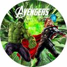 Painel Festa Redondo Hulk e Thor, Marvel 3d Sublimado 1,50 Diametro Painel Festa Redondo Hulk e Thor, Marvel 3d Sublimado 1,50 Diametro