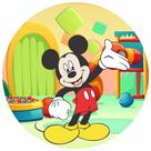 Painel Festa Redondo Mickey Disney Mod.5 3d Sublimado 1,50diametro