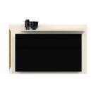 Painel FL Com Prateleira Superior Para Objetos Régua Dupla Face Fixação Por Cunha Para TV Até 55''Cor Off/Freijó Painel FL Com Prateleira Superior Para Objetos Régua Dupla Face Fixação Por Cunha Para TV Até 55''Cor Off/Freijó
