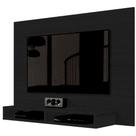 Painel Fox para Tv Até 46 Polegadas Edn Móveis Cor Preto Painel Fox para Tv Até 46 Polegadas Edn Móveis Cor Preto