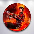 Painel Game Booya Game Free Capa Grande e Mini Redondoda Estampa Sublimada Festa Infantil Menino