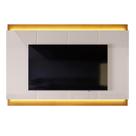 Painel Grande Com Led 2.07 para Tv Até 75 Polegadas Decoração Sala Quarto Marrocos- Tauari/Off White Painel Grande Com Led 2.07 para Tv Até 75 Polegadas Decoração Sala Quarto Marrocos- Tauari/Off White