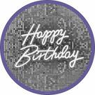 Painel Happy Birthday Feliz Aniversário 50x50 Elastico