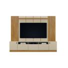 Painel Home Nicho Ripado Theater Monaco Valdemoveis Off White/Cinamomo Painel Home Nicho Ripado Theater Monaco Valdemoveis Off White/Cinamomo