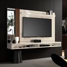 Painel home paris para tv até 55 polegadas / off white/ripado Painel home paris para tv até 55 polegadas / off white/ripado