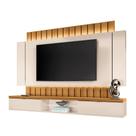 Painel Home Suspenso 2.2 para TV até 70" Sala de Estar Illusion Off White/Cinamomo G26 - HB Móveis Painel Home Suspenso 2.2 para TV até 70" Sala de Estar Illusion Off White/Cinamomo G26 - HB Móveis