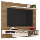 Painel Home Suspenso Essence para TV até 65 Polegadas Nature Off White Liberty Móveis 180cm 1 Porta