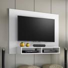 Painel Home Suspenso Para TV Até 49 Polegadas 2 Nichos Sala de Estar Quarto Branco