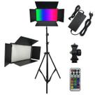 Painel Iluminador de LED 50w Soleste U800 RGB com fonte bivolt e Tripé de 2M L