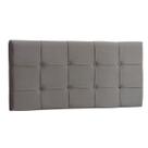 Painel King Jordania 195 CM Cinza - D A Decor