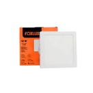 Painel Led 15,6x15,6 Quadrado Branco Sobrepor 12w 3000k Foxlux