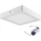 Painel Led 17 Sobrepor Quadrado 12W 3000K 100/240V Taschibra