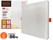 Painel Led 24w Quadrado Sobrepor/embutir Super Led Luz Forte Painel Led 24w Quadrado Sobrepor/embutir Super Led Luz Forte