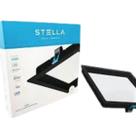 Painel Led 24W Stella Embutir Deep 26,2cm Recuado Preto 3000K STH8904PTO/30