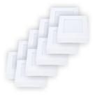Painel Led Avant Quadrado Sobrepor 6W 4000k Branco 10 Und Painel Led Avant Quadrado Sobrepor 6W 4000k Branco 10 Und