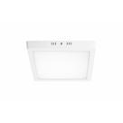 Painel led bivolt 110/220v sobrepor quadrado branco frio pvc taschibra 6500k 24w fácil instalar