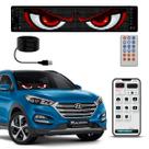 Painel LED Carro de Aplicativo 60x12cm Parabrisa Display Multicolorido Divulgacao Publicidade Flexivel Ajustavel