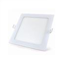 Painel LED de Embutir Quadrado Prata - 16W 6500K Bivolt