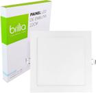 Painel Led Embutir 18w Quadrado Branco Neutro 22cm Bivolt