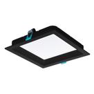 Painel Led Embutir 22w 4000k 1550lm Recuado Quadrado Preto 26,2cm Bivolt Painel Led Embutir 22w 4000k 1550lm Recuado Quadrado Preto 26,2cm Bivolt
