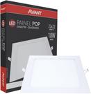 Painel Led Embutir Quadrado 12w 17x17cm 6500k Biv Avant