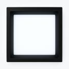 Painel Led Embutir Quadrado Recuado 24w 6500k Branco Frio Bivolt Preto Painel Led Embutir Quadrado Recuado 24w 6500k Branco Frio Bivolt Preto
